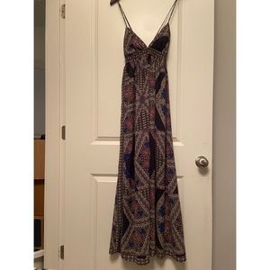 Patterned maxi dress